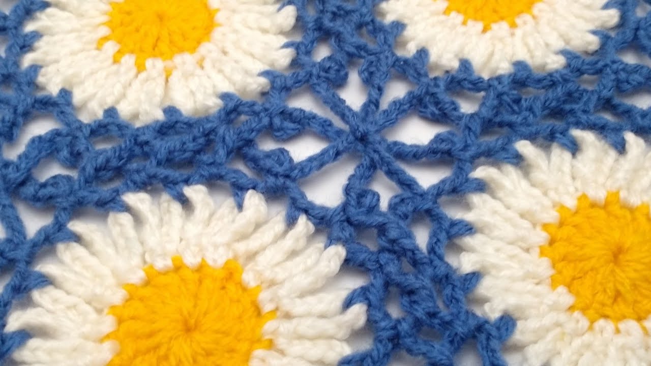 طريقة تشبيك مربعات الكروشية بطريقة سهله وبسيط / How to Join Granny Squars in Crochet