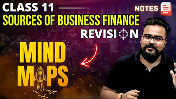 SOURCES OF BUSINESS FINANCE class 11 ONE SHOT REVISION | business chapter 8 | GAURAV JAIN
