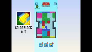 Color Block Out level 23 Solution Walkthrough   
