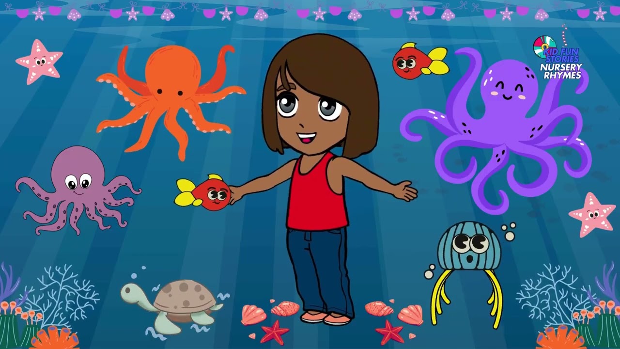 The Tickly Octopus | Sing Along & Arm-Wiggle FREE! | Kid Fun Stories Nursery Rhymes