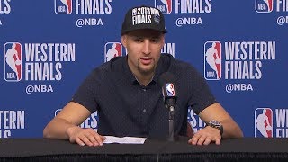 Klay Thompson Postgame Interview - Game 7 | Warriors vs Rockets | 2018 NBA West Finals