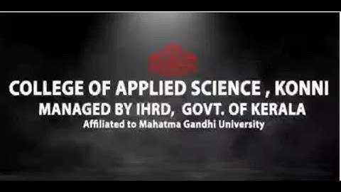 IHRD-College of Applied Science Konni