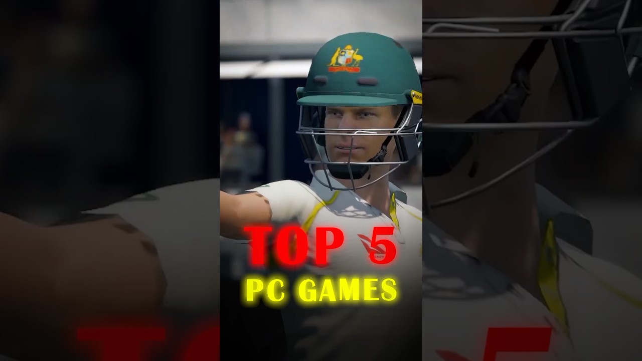 Top 5 PC Video games based on Cricket 😍 Last 1 is amazing 