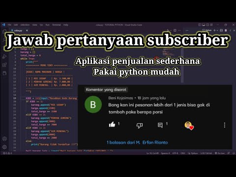 Aplikasi penjualan sederhana