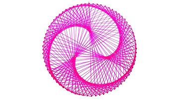 Learn To Paint Triple Nautilus Spiral Geometric Art "Spirograph Pattern Tutorial"