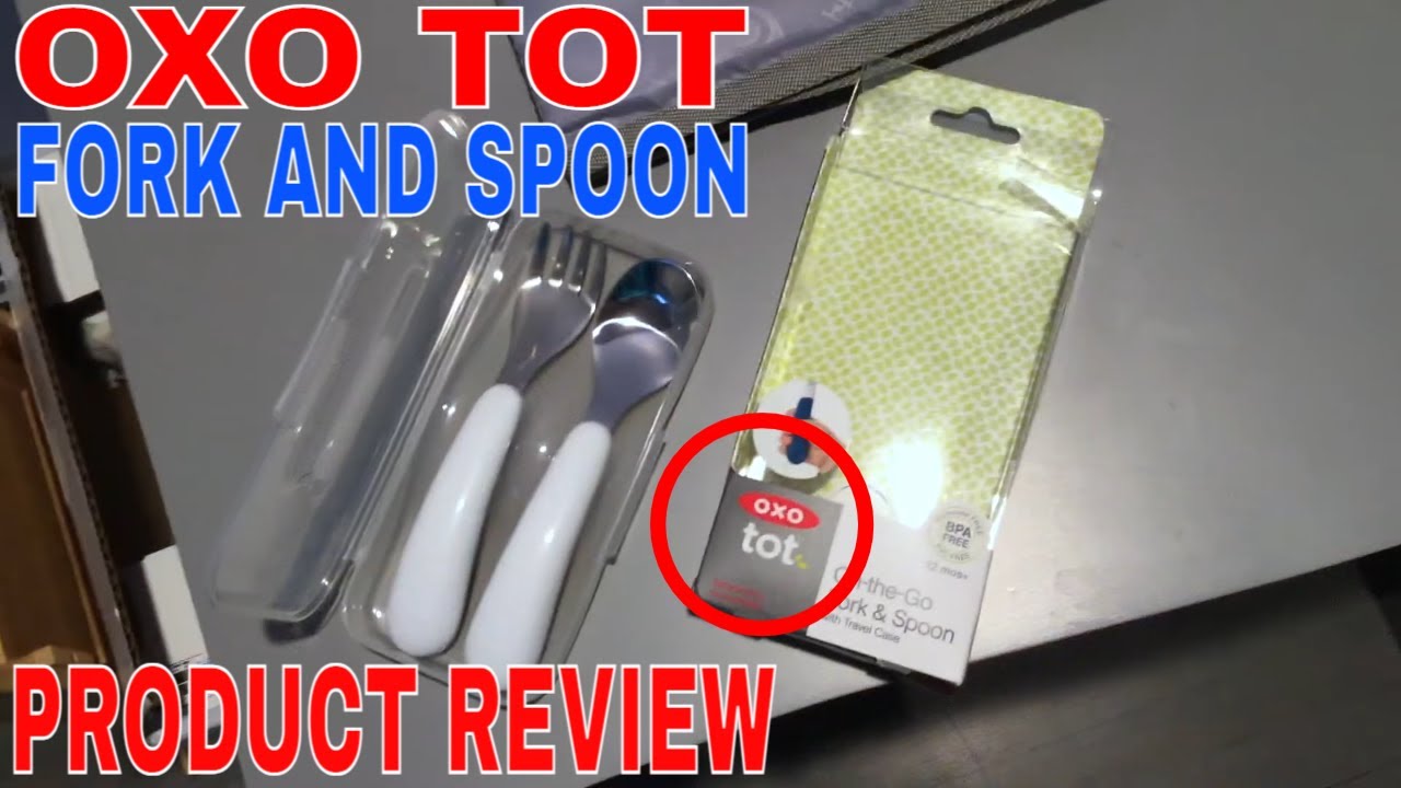 ✅  Oxo Tot On The Go Kids Fork And Spoon Review 🔴