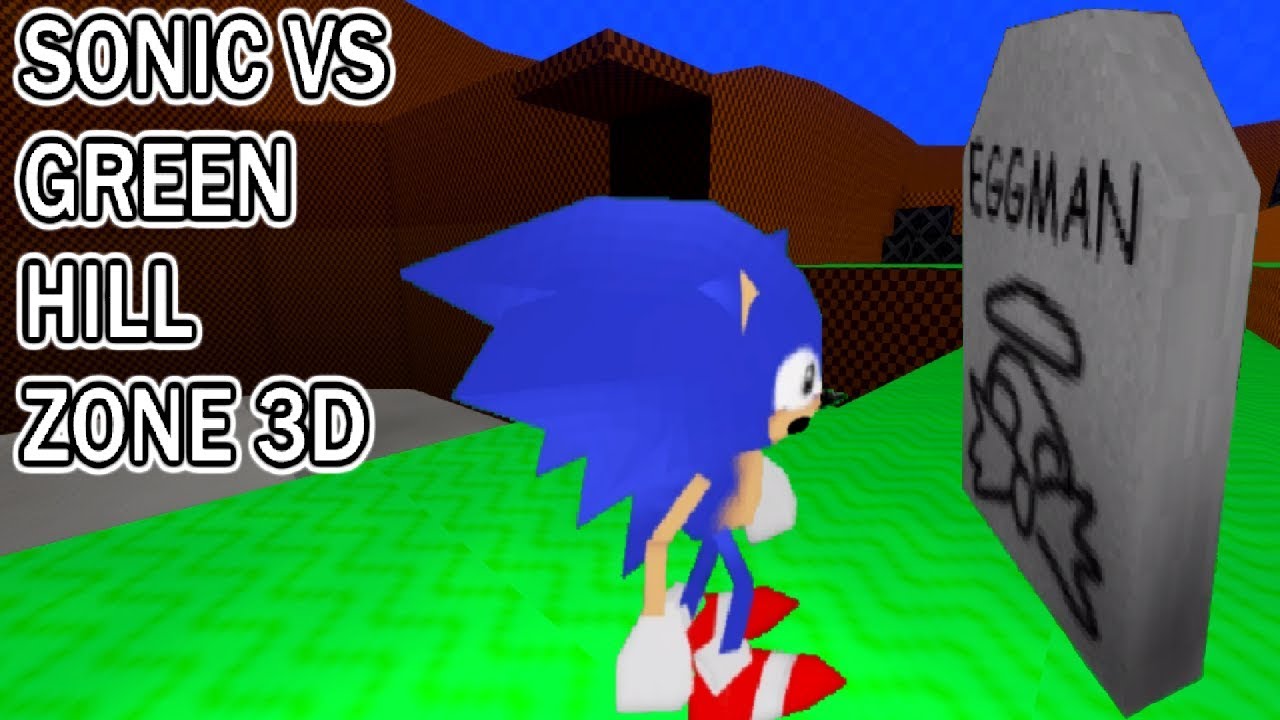 I made this Sonic Green Hill Zone Diorama come alive in 3D, do you like it  ? :D Who wants to play old sonic games ? : r/gaming