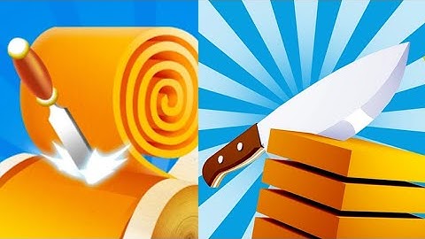 Spiral roll | Slice it all - All Level Gameplay Android,iOS