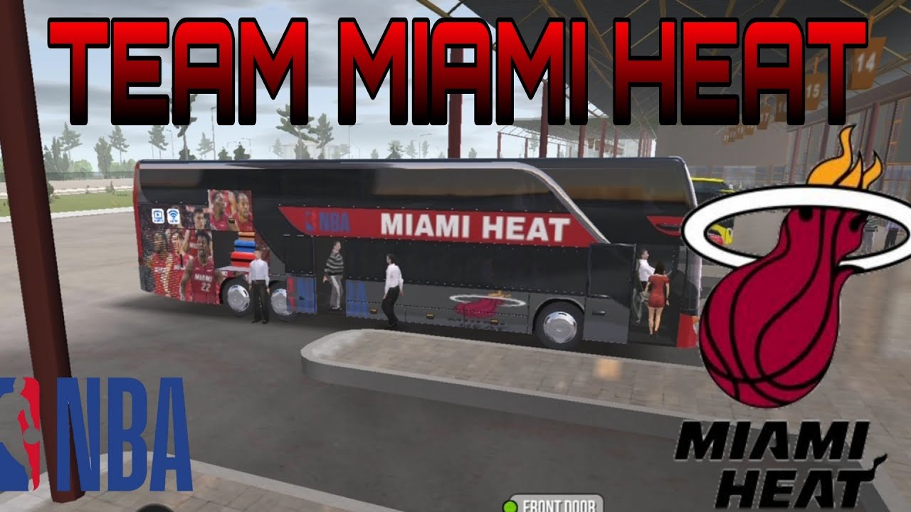 Bus Simulator Ultimate: TEAM MIAMI HEAT BUS - YouTube