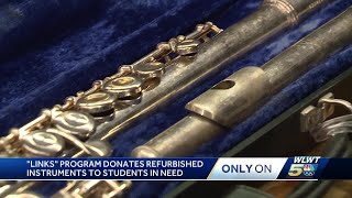 'LINKS': Program refurbishes instruments to donate to Cincinnati students in need