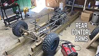 Today we build and mount rear control arms for the trophy kart, as
well mock up coil over suspension! try to use overs from a 2007 mazda
miat...