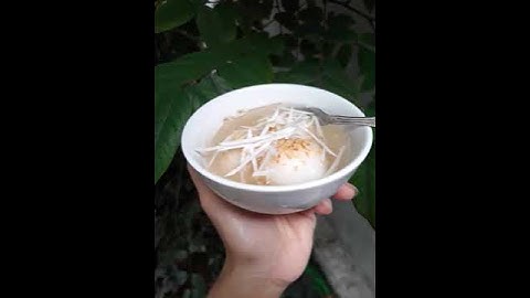 bánh trôi nước nhân đậu xanh ngày tết Hàn Thực #banhtroinuoc
