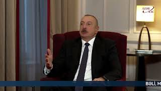 President Ilham Aliyev was interviewed by Italian 