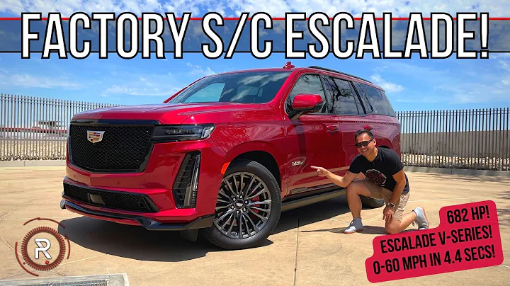 The 2023 Cadillac Escalade V Is A Bonkers Fast Big SUV With A Supercharged V8
