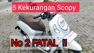 5 kekurangan Motor Scopy /\\/ Tonton sebelum nyesel Beli Scopy