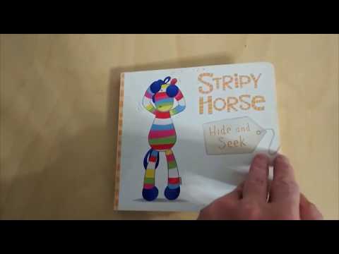Reading Stripy Horse Hide and Seek / Чтение английской книжки для детей 2-3 лет