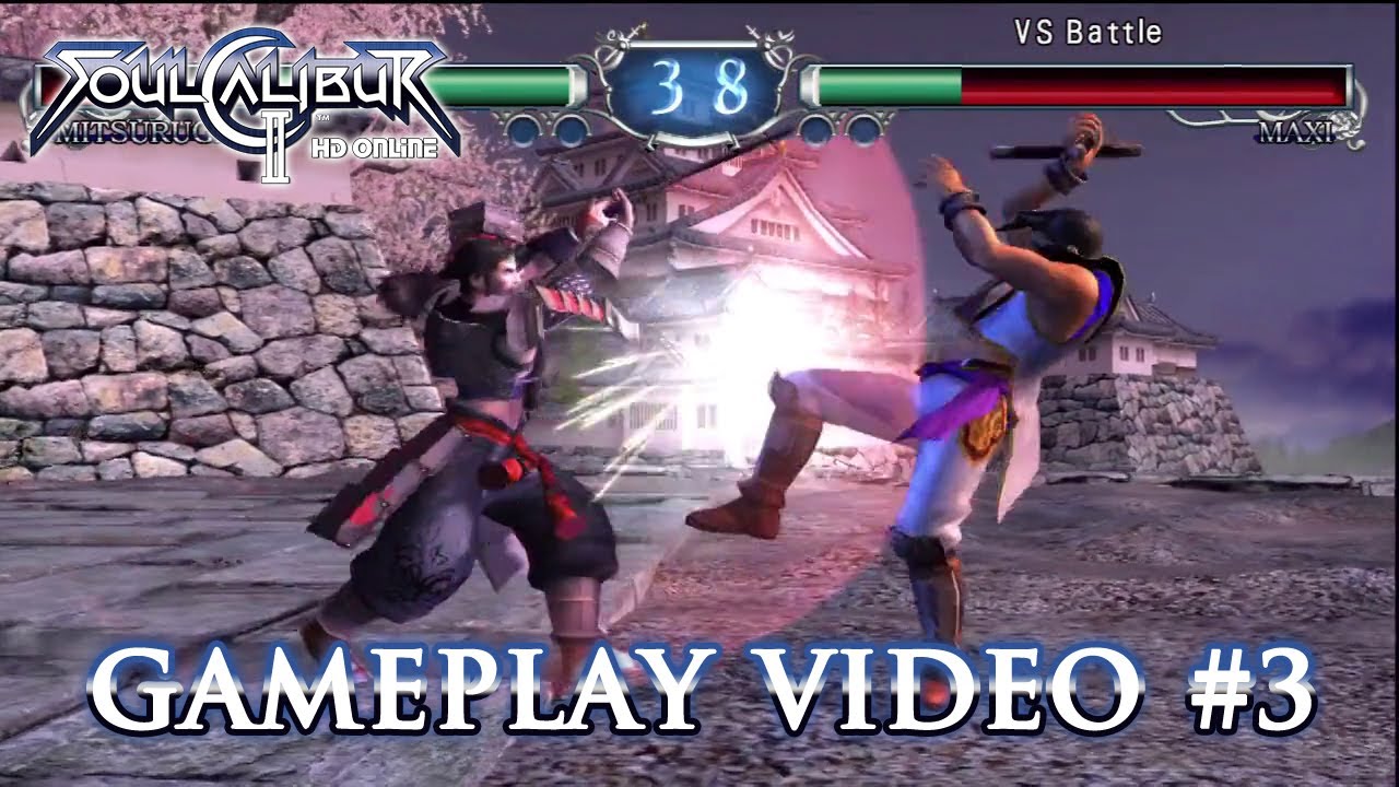 Soulcalibur II HD Online - PSN/XBL - Mitsurugi VS Maxi (Gameplay trailer)