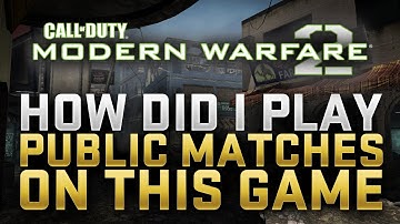 How Did I Play Public Matches On This Game