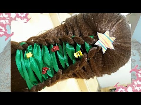 PEINADOS PARA NAVIDAD PASO A PASO DE MODA 2018 CON TRENZAS FACILES Y RAPIDOS