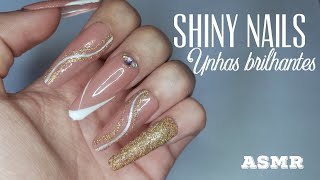 Shiny Nails | ASMR / nail art / nail vlog / by Gleam Nails 180 views 4 months ago 19 minutes