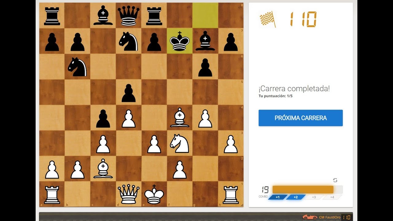 Fausti entrenando en Puzzle Racer. Nuevo Récord 110 !!!!!!