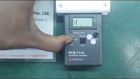 Prostat PFM-711A Electrostatic Fieldmeter Repairs by Dynamics Circuit (S) Pte. Ltd.