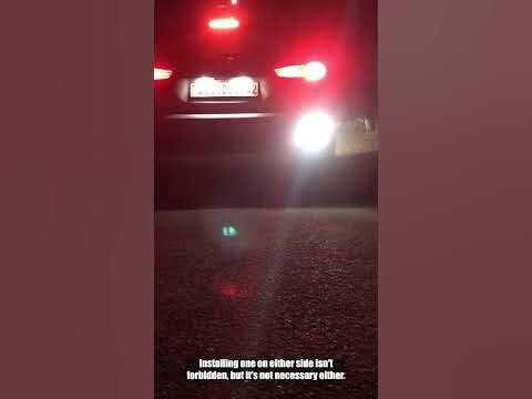Why do some cars only have one reverse light? - YouTube