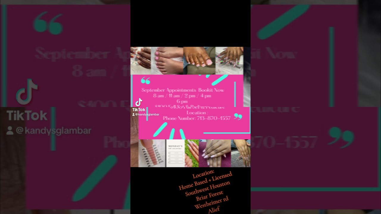 Houston nail tech home based