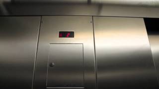 Schindler 330A Hydraulic Elevator-Blue Back Square (Memorial Garage); West Hartford, CT