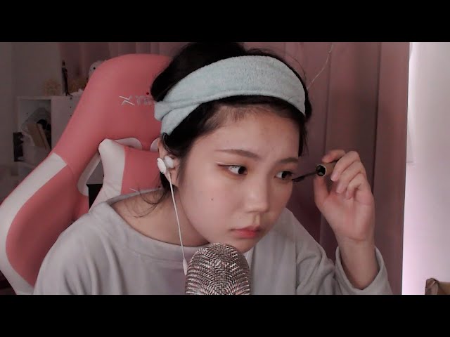 【ASMR】My Makeup Sound【many whispers】