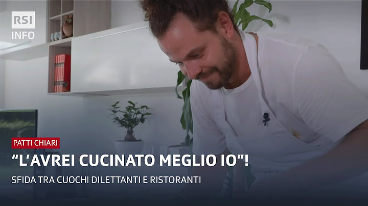 Chef per un giorno | Patti Chiari | RSI Info