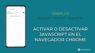 Famous Activar o Desactivar JavaScript en el Navegador - OnePlus [Android 12 - OxygenOS 12] Wealth