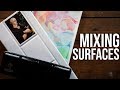 Watercolor Palette Mixing Surfaces - Differences & My Favorite!