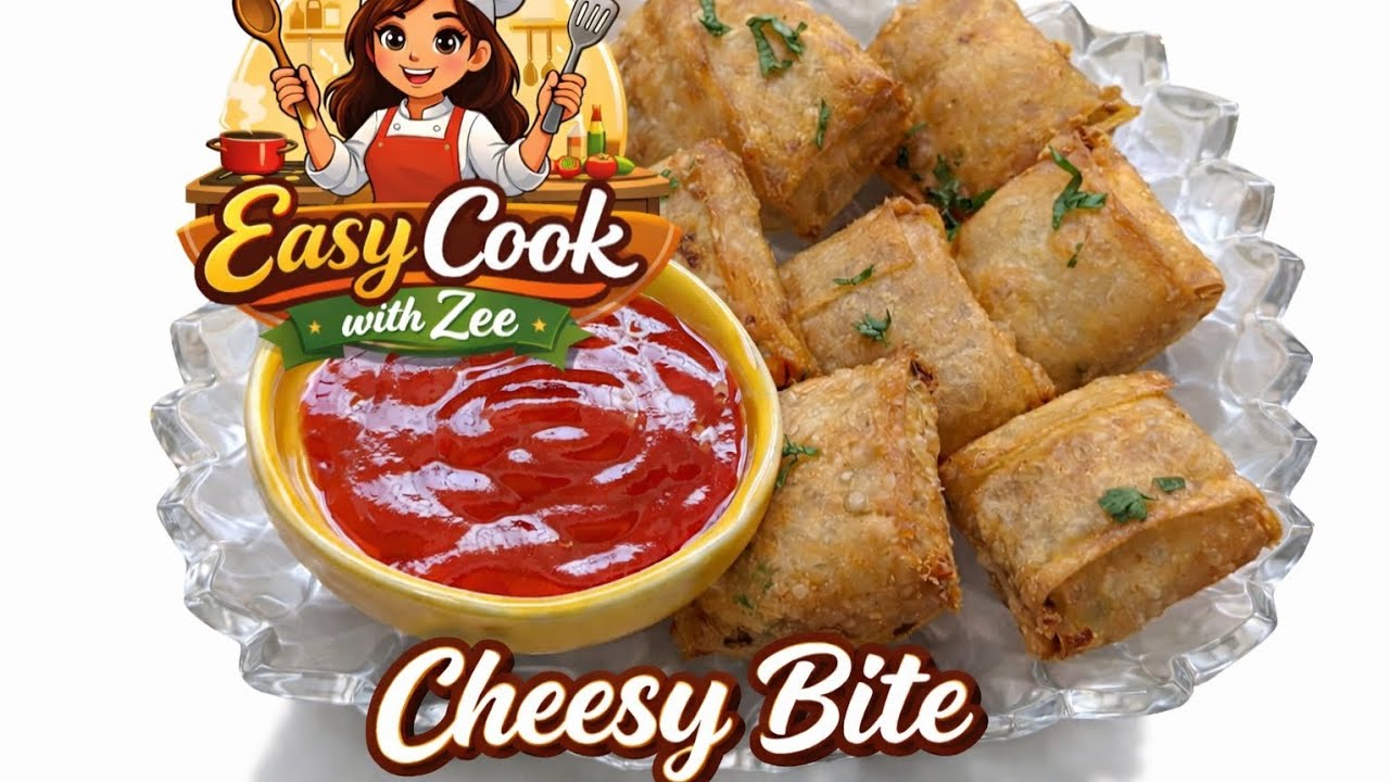 Golden Crispy Cheesy Bites | Homemade Snack Recipe