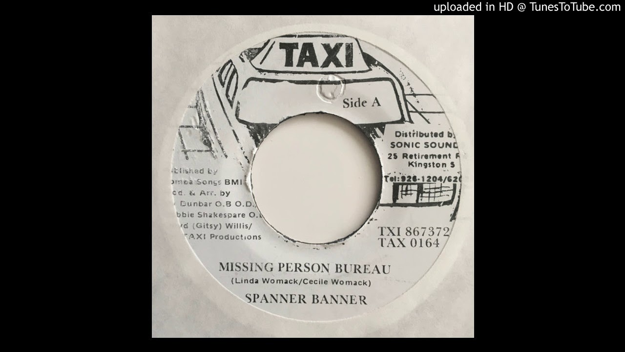 Spanner Banner - Missing Person Bureau Vocal + Instr
