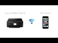 Canon PIXMA TS6020 - Easy Wireless Connect Method on an iOS Device