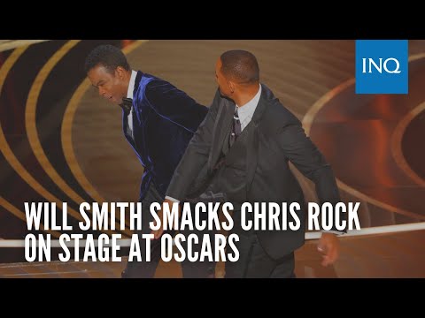 Will Smith smacks Chris Rock on stage at Oscars
