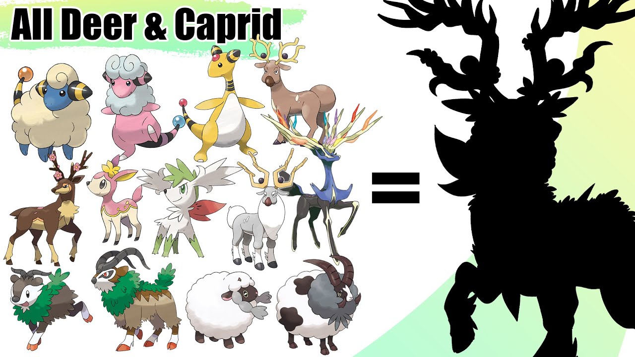 All Deer & Caprid Pokémon Fusion (Gen 1 - Gen 8) - YouTube