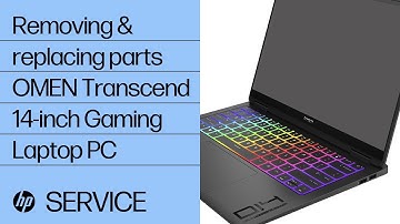 Removing and replacing parts | OMEN Transcend 14-inch Gaming Laptop PC | HP computer service