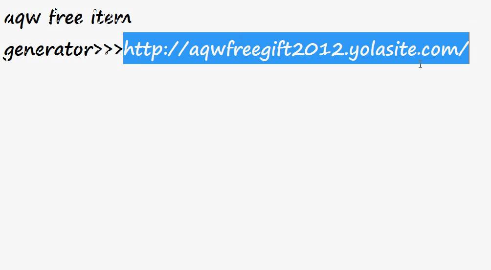 aqw free item generator