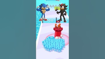 Count Master | SONIC VS SHADOW maar SHADOW WORDT HEEL KRACHTIG #gaming #shorts #shortfeed