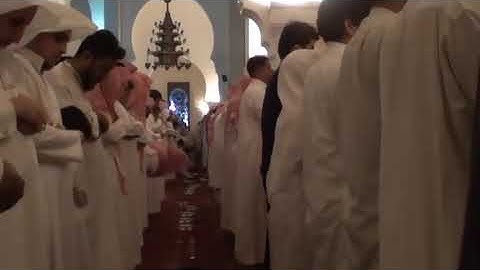 ( مرئي ) تلاوة خاشعة ومؤثرة للشيخ خالد الجليل أواخر سورة ابراهيم رمضان 1435