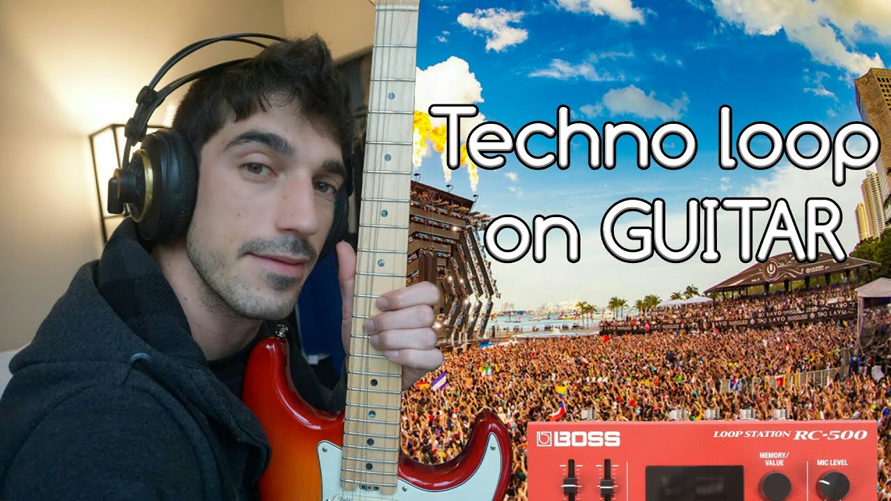 Robert Miles Dreamland Guitar Loop Cover | Techno | BOSS RC500 | Live Performance | Bili music pro