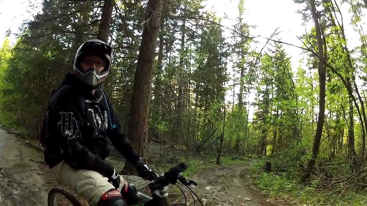 Mountain Biking Kelowna, BC (Vapour Trail, MyraBellevue Park) May 2012 YouTube