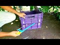 Amazing Idea To Make Pigeon House Using Apple Box and Net | How To Make Pigeon Loft At Home