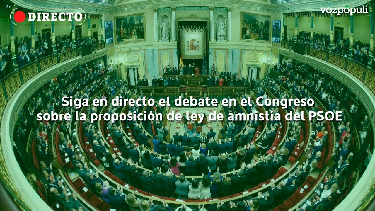 🔴 EN DIRECTO | Debate en el Congreso sobre la proposición de ley de ...