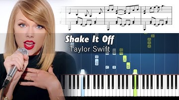 Taylor Swift - Shake It Off - Piano Tutorial with Sheet Music