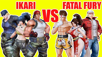 Ralf vs Joe Higashi Team Battle - KOF XIV