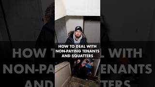How to deal with non paying tenants and squatters! #fixandflip #realestate #investing #renovation