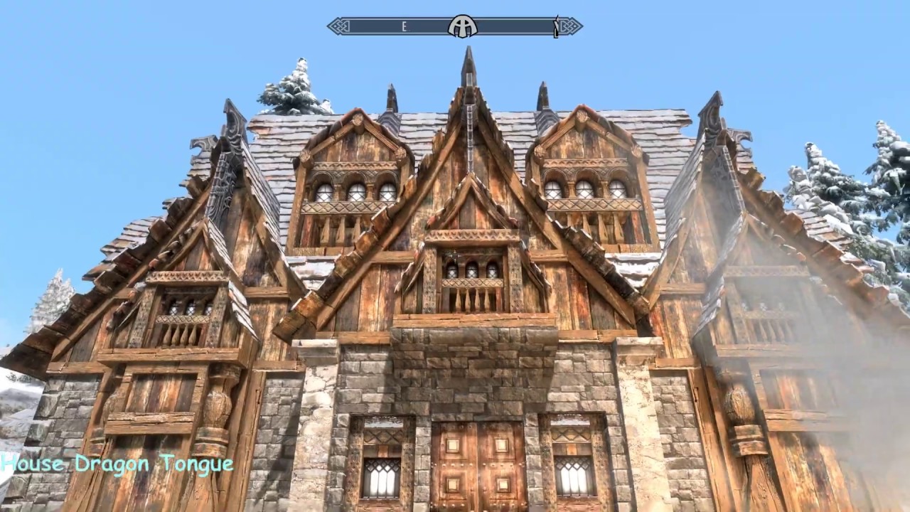 House Dragon Tongue Skyrim Special Edition House Mod YouTube